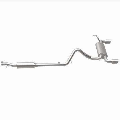 MagnaFlow Cat-Back Exhaust Black Tips (REAR): Jeep Wrangler 2012-2017 3.6L V6