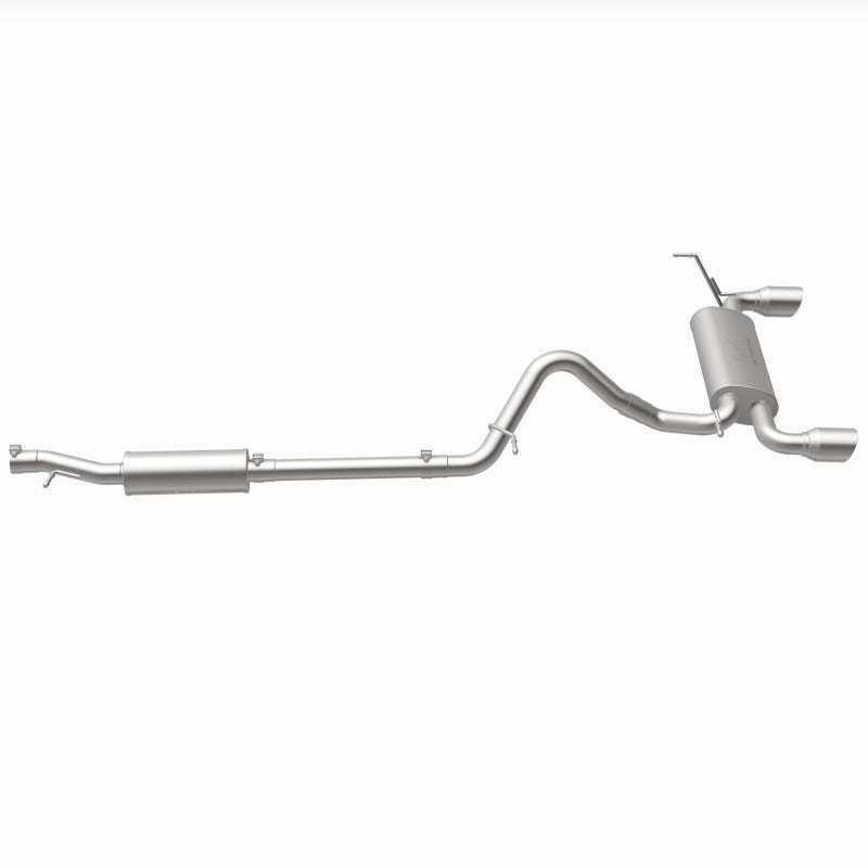 MagnaFlow Cat-Back Exhaust Black Tips (REAR): Jeep Wrangler 2012-2017 3.6L V6