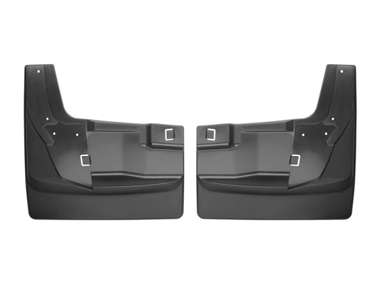 WeatherTech Rear MudFlaps (2PC, Black): Ram 2500 & 3500 2019 - 2024 (Dually ONLY)
