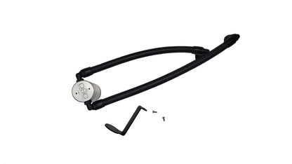 J&L 24-25mm Ford Ranger 2.7L EcoBoost PCV Side Clear Anodized | Ford Ranger (19-26) (3099P-C)