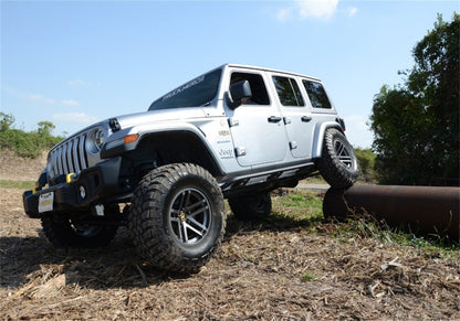 N-Fab Trail Slider Steps Textured Black: Jeep Wrangler (07-18)