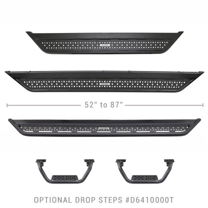 Go Rhino Dominator Xtreme D6 Side Steps | Ford Bronco (21-26) (D60057T)