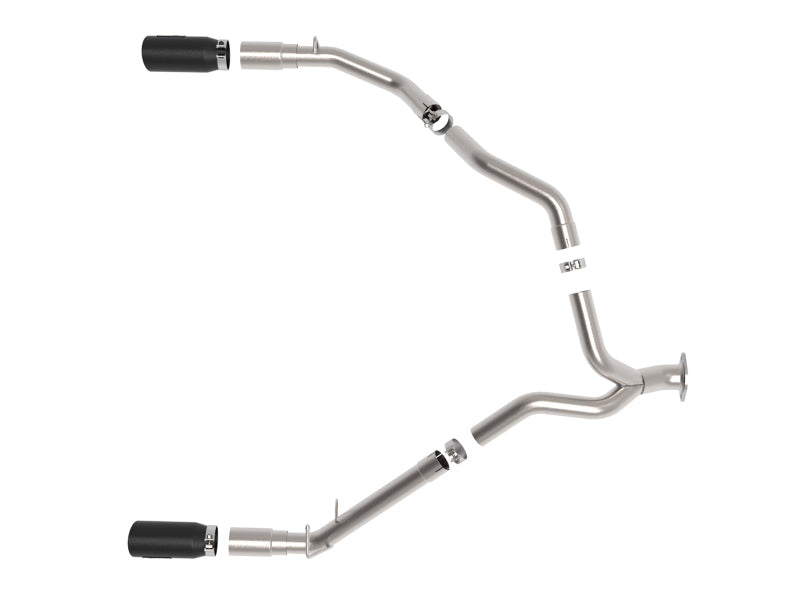 aFe Large Bore-HD 3" 409 SS DPF-Back Exhaust w/ Black Tip: Ram 1500 3.0L (19-24)