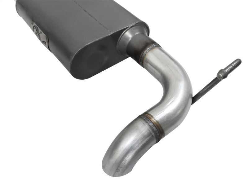 AFE Scorpion Aluminized Steel Cat-Back Exhaust System: Jeep Wrangler JK 2007 - 2018 (3.6L & 3.8L V6 2-Door Models)