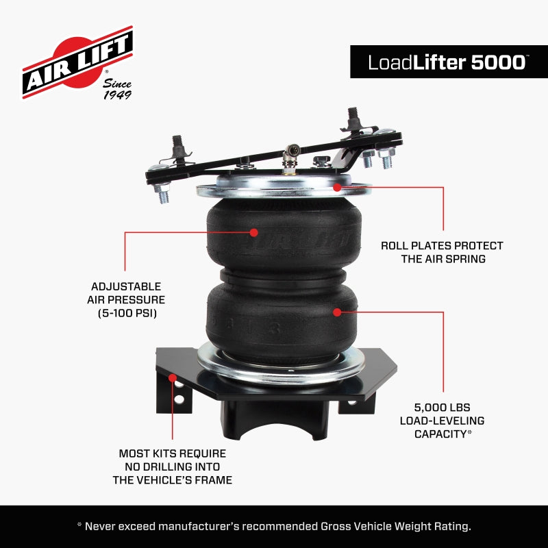 Air Lift LoadLifter 5000 Air Spring Kit | Ford F-150 (24-26) / F-150 (21-23) / F-150 Raptor (24-26) (57355)