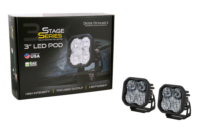 Diode Dynamics SS3 LED Ditch Light Kit | Ford Bronco (21-26) (DD7185)