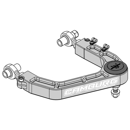 Camburg 2019-2021 Toyota Tundra KINETIK V2 Performance Billet Uniball Upper Arms | CAM-310187-GRY