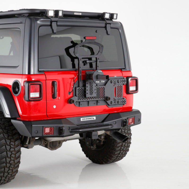 Go Rhino Rockline Body Mount Spare Tire Carrier: Jeep Wrangler (07-26)