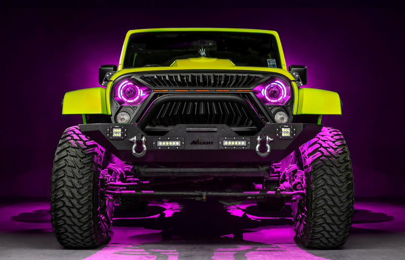 ORACLE Lighting ColorSHIFT Bi-LED Projector Headlights (FRONT): Jeep Wrangler (07-18)