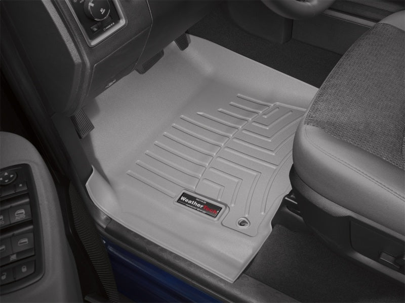 WeatherTech FloorLiner Front Floor Mats (Gray): Ram 1500 2011 - 2018