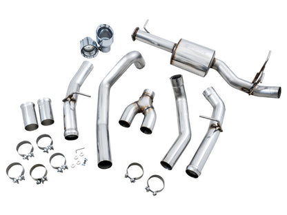 AWE 0FG Cat-Back Exhaust (Dual Rear Bumper Exit, Polished Tips): Ram 5.7L Hemi 1500 2019 - 2024