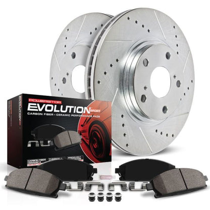 PowerStop Rear Z23 Evolution Sport Brake Kit | Jeep Wrangler (07-17) (K3090)