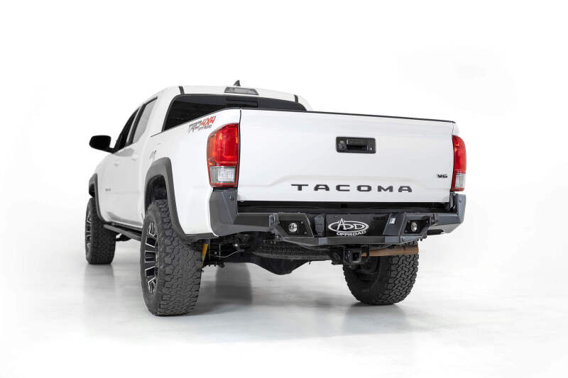 Addictive Desert Designs 16-19 Toyota Tacoma Stealth Fighter Rear Bumper w/ Backup Sensor Cutouts | Toyota Tacoma (20-23) (R681241280103)
