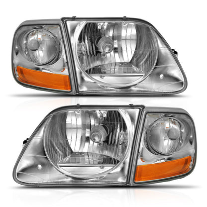 ANZO Crystal Headlight Set w/ Parking Light G2 Clear Lens | Ford F-150 (97-03) (111438)