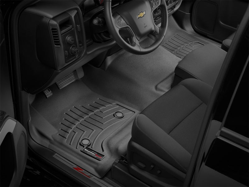 WeatherTech Front FloorLiner DigitalFit | Chevrolet Silverado 1500/2500HD/3500HD / GMC Sierra 1500/2500HD/3500HD (19-26)