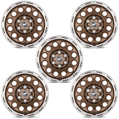 Ford Racing 17x8.0 Wheel Kit | Ford Bronco (21-26) (M-1007K-P1780BRN)