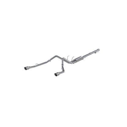 MBRP Cat Back Exhaust System (Dual Split Rear Exit): Dodge Ram 5.7L Hemi (09-10) & Ram 5.7L Hemi 1500 (11-18)