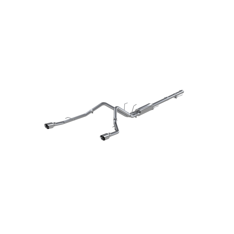 MBRP Cat Back Exhaust System (Dual Split Rear Exit): Dodge Ram 5.7L Hemi (09-10) & Ram 5.7L Hemi 1500 (11-18)