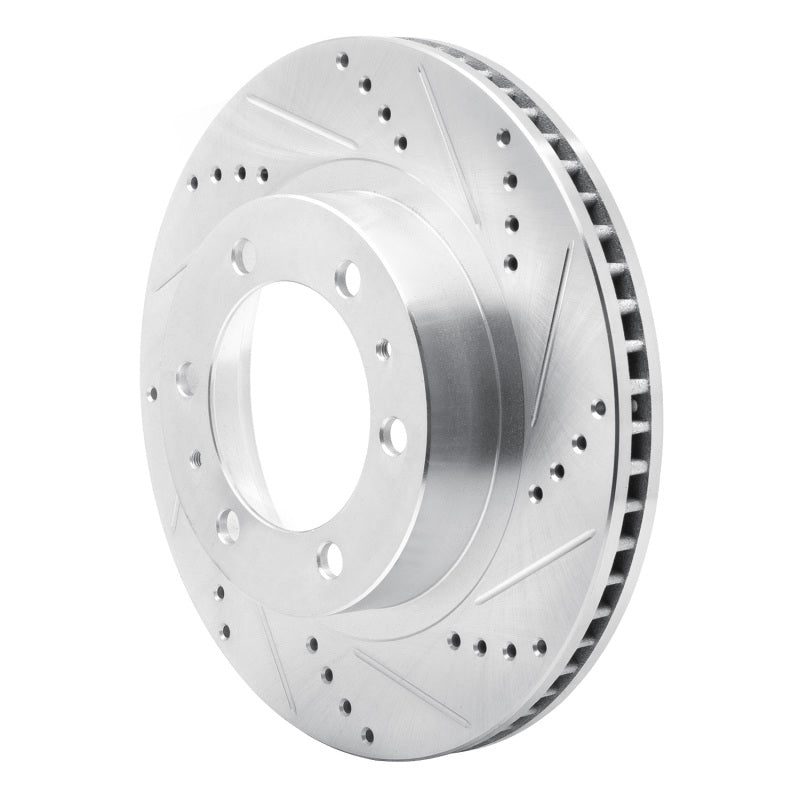 DuraForce Front Drilled & Slotted Silver Brake Rotor | Toyota Tacoma (05-23) (631-76128R)