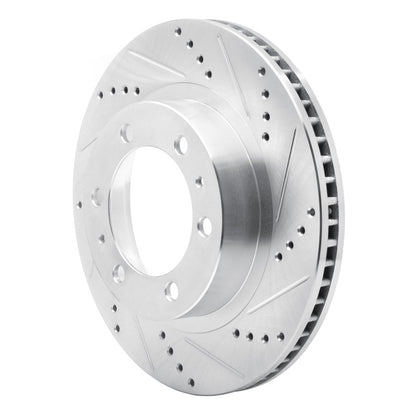 DuraForce Front Drilled & Slotted Silver Brake Rotor | Toyota Tacoma (05-23) (631-76128R)
