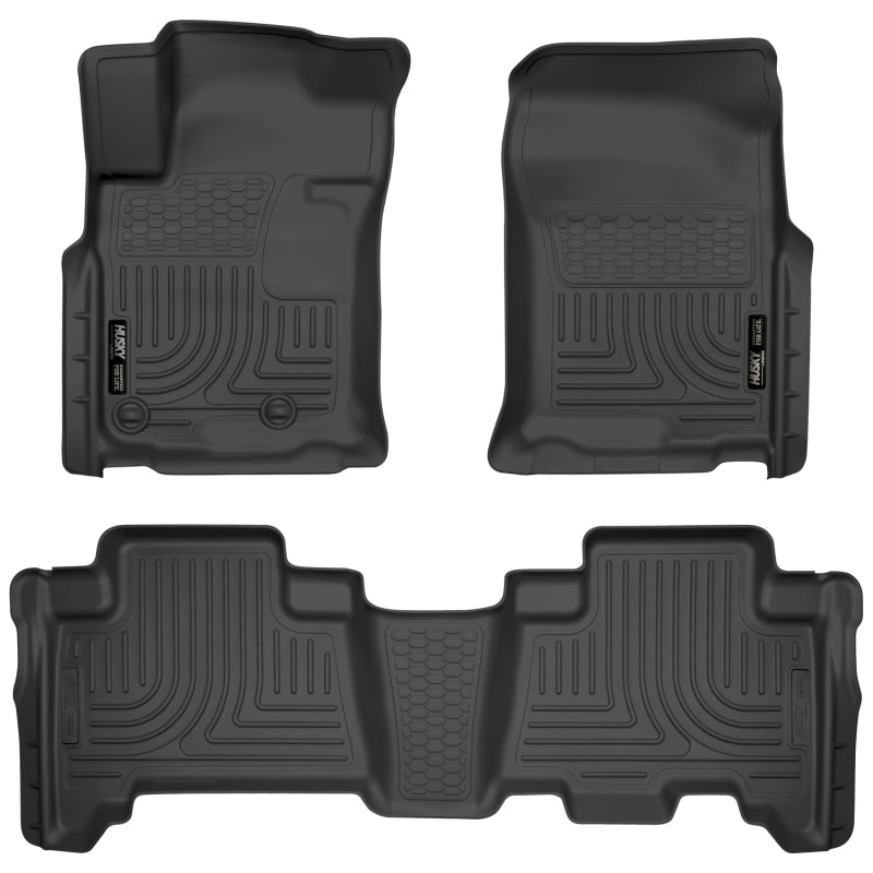 Husky WeatherBeater Black Floor Liners | Toyota 4Runner / Lexus GX460 (10-12) (98571)
