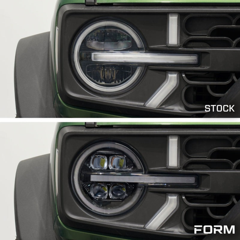 FORM Lighting 2021+ Ford Bronco LED Projector Headlights | Ford Bronco (FL0020)