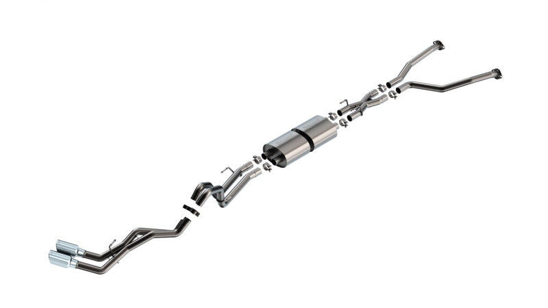 Borla 22-24 Toyota Tundra 3.4L V6 Hybrid Ext. Cab/Std Bed/145.7in WB S-Type Cat-Back | Hybrid (140939)