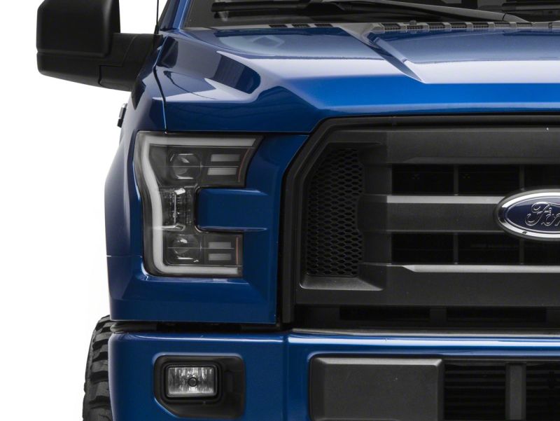 Raxiom 15-20 Ford F-150 G3 Projector Headlights w/ LED | Black (T542837)