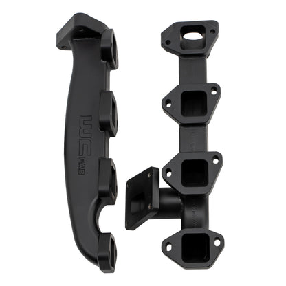 Wehrli Billet Exhaust Manifold & Stainless Up Pipe Kit | Chevrolet Silverado 2500HD / 3500HD / GMC Sierra 2500HD / 3500HD (20-26) (WCF100226)