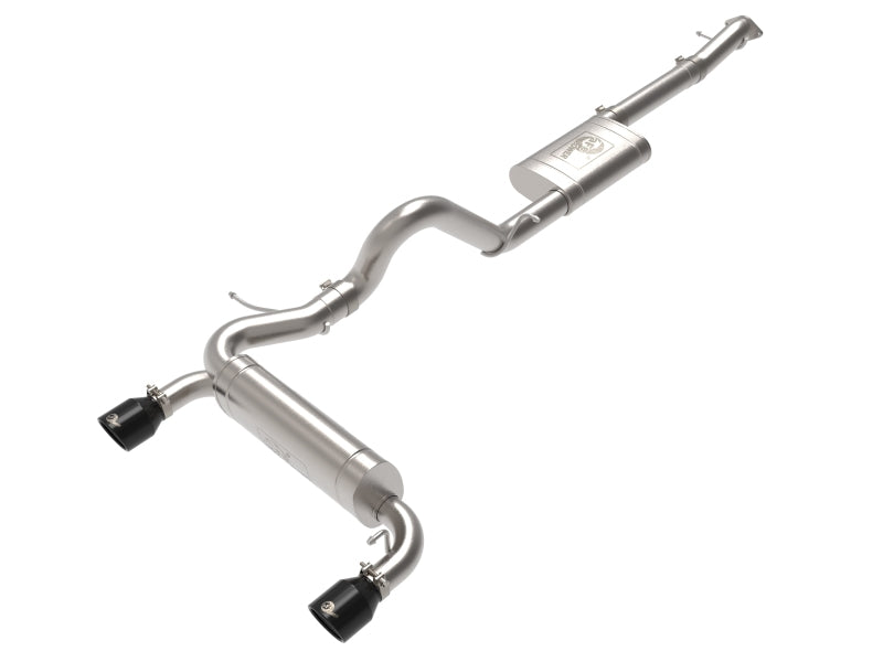 aFe Vulcan 3in to 2.5in SS Black Cat-Back Exhaust | Ford Bronco (21-22) (49-33138-B)