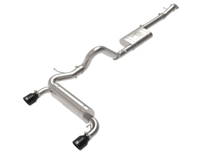 aFe Vulcan 3in to 2.5in SS Black Cat-Back Exhaust | Ford Bronco (21-22) (49-33138-B)