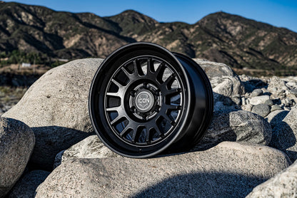 ICON Anza 17x8.5 6x5.5 0mm Offset Satin Black Wheel | Ford Bronco (21-26) (8217858347SB)