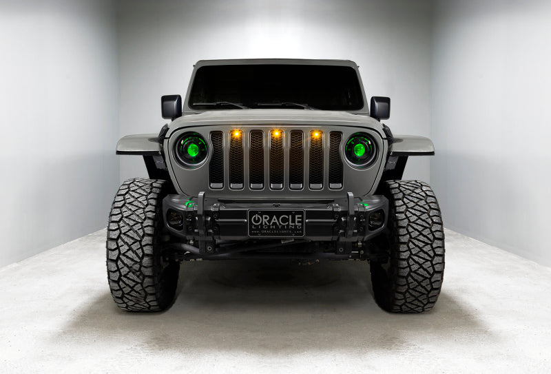 ORACLE Lighting Bi-LED Projector Headlights: Jeep Wrangler / Gladiator (18-24)