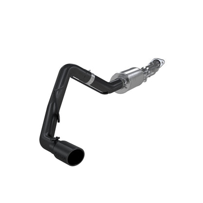 MBRP 3in Cat Back Single Side Exit Black Coated Exhaust System | Ford F150 (11-14) (S5230BLK)
