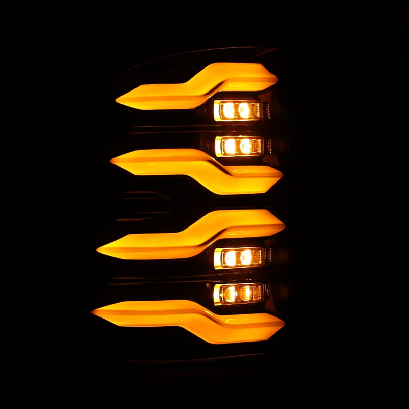 AlphaRex LUXX LED Tail Lights (Black): Dodge Ram 2009 - 2018 (1500, 2500 & 3500)