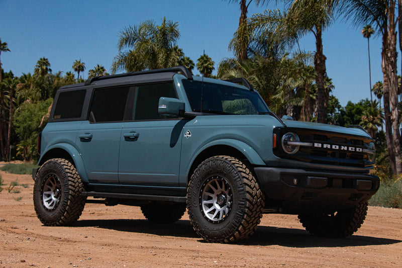ICON 17x8.5 6x5.5 25mm Offset 5.75in BS Titanium Wheel | Ford Ranger / Ford Bronco (19-26) (2017859057TT)