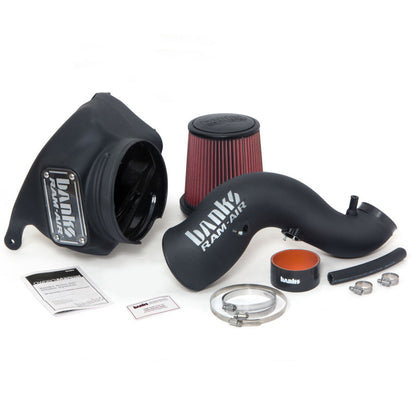 Banks Ram-Air Cold Air Intake System Oiled Filter (F&R): RAM 2500/3500 2013-2018 6.7L Cummins