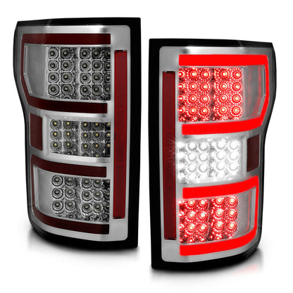 ANZO LED Taillights Chrome | Ford F-150 (18-19) (321340)