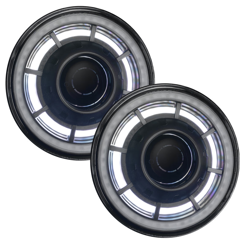 ORACLE Lighting ColorSHIFT Bi-LED Projector Headlights (FRONT): Jeep Wrangler (07-18)