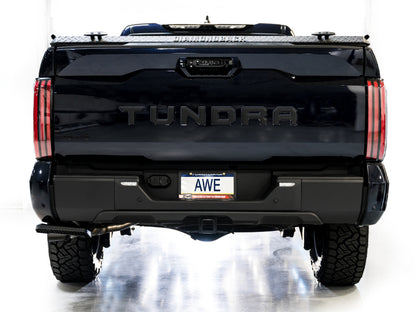 AWE 0FG Dual Diamond Black Tips Exhaust | Toyota Tundra (22-26) (3015-33063)