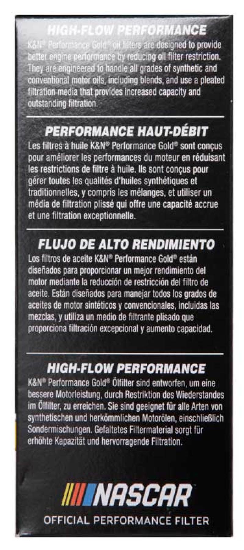 K&N 1.938in OD x 5.5in H Oil Filter | Ford Ranger (19-26) / Bronco (21-26) (HP-7037)