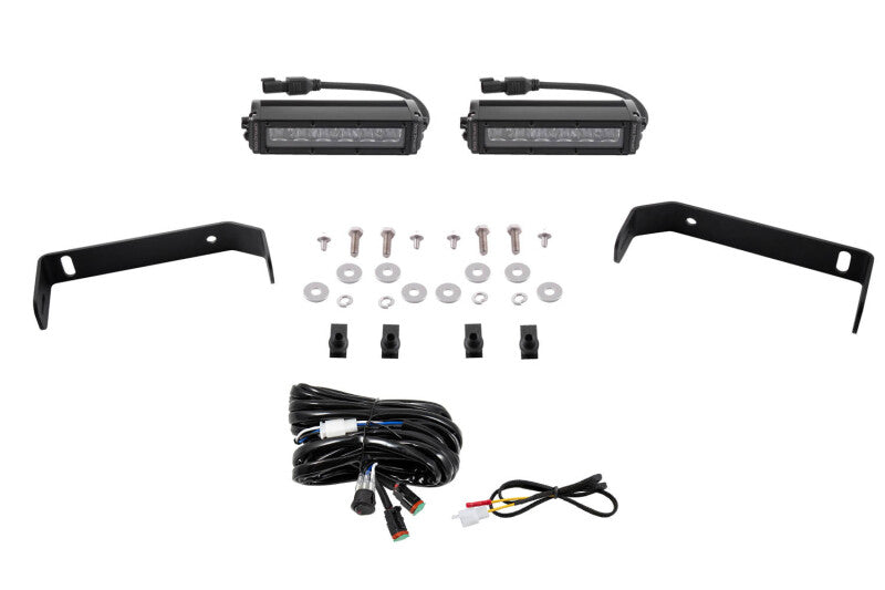 Diode Dynamics 19-21 Ford Ranger SS6 Bracket Kit | Ford Ranger (19-26) (DD6591P)