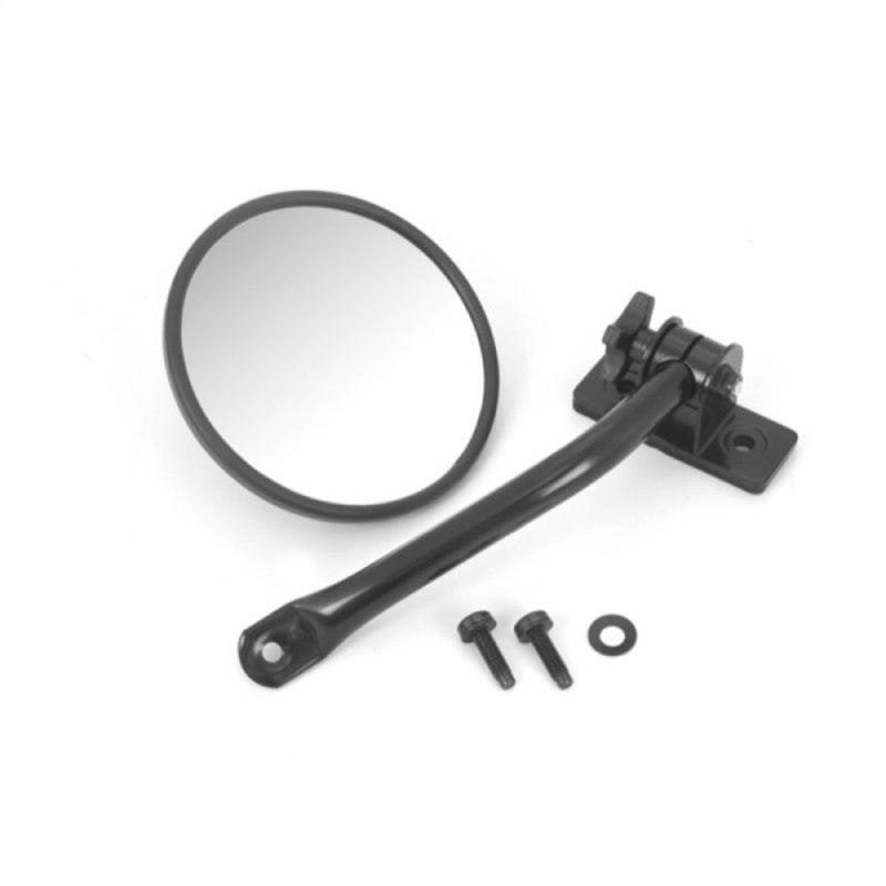 Rugged Ridge Black Round Quick Release Mirror | Jeep Wrangler JK / JL (97-18)