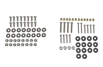 Fishbone Offroad Aluminum Black Textured Tube Fenders Kit (F&R): Jeep Wrangler / Wrangler JK (07-18)