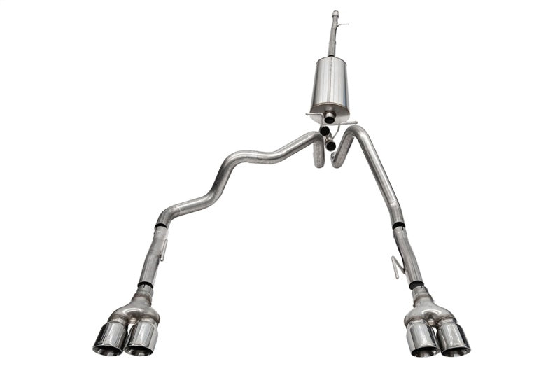 CORSA Sport / 3.0 in Cat-Back DRE Twin 4.0 in | Silverado/Sierra 19-23 6.2L (21202BPC)