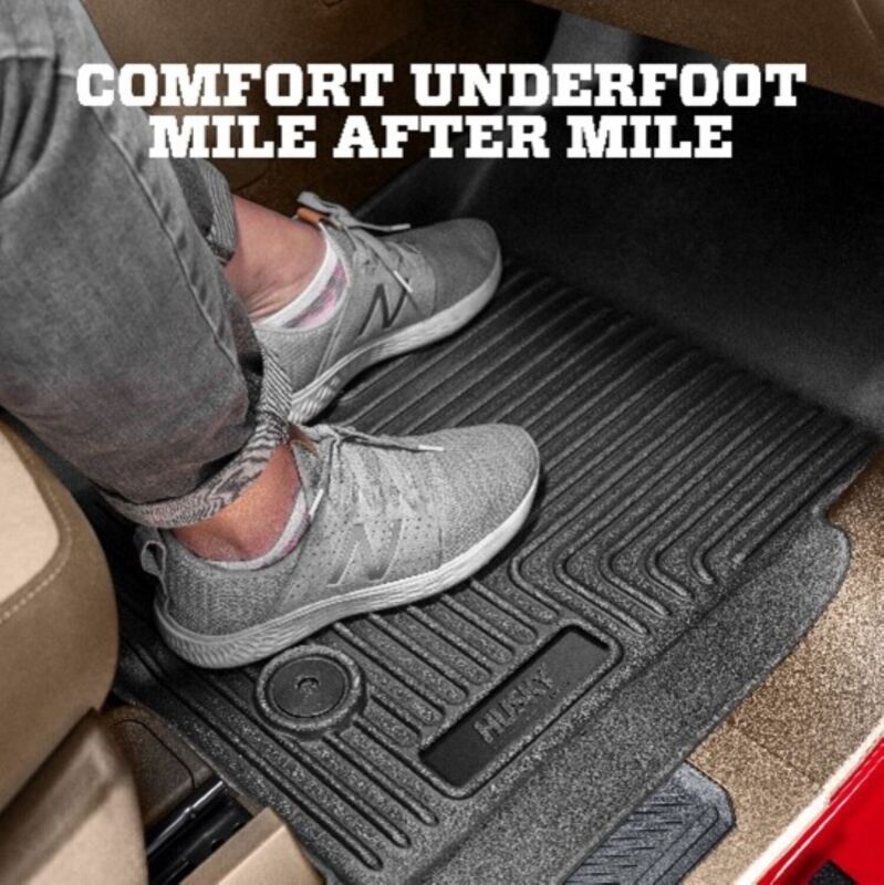 Husky WeatherBeater Front & 2nd Seat Floor Liners | Ford Ranger (19-26) (94101HUL)