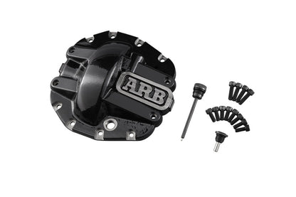 ARB Black Diff Cover JL Sport Front: Jeep Wrangler 2018-2023