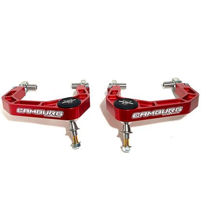 Camburg Billet Uniball Upper Arms | Toyota Tacoma (12-23) / 4-Runner (03-23) / FJ Cruiser (07-14) (CAM-310184-RED)