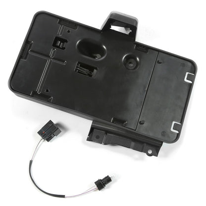 Omix Rear License Plate Bracket: Fits Most Jeep Wrangler JK Models (2007-2018) - Black Plastic