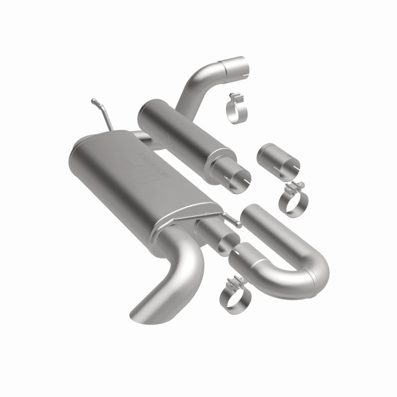 Magnaflow Overland Series Axle-Back Perf Exhaust System (REAR): Jeep Wrangler JL 18-25 2.0L / 3.6L